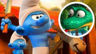 Smurf vs Dragon  • The Smurfs 3D • Halloween for Kids