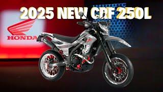 SUPER COOL!! 2025 HONDA CRF 250L STREET MOTARD OFFICIALLY INTRODUCED