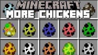 ОПАСНЕЙШИЕ КУРИЦЫ В MINECRAFT(Too Many Chickens Mod)