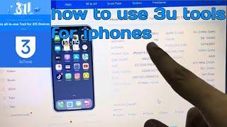 How to Install / use 3u tools windows tutorial 2024 for checking iphones