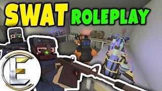 Unturned - SWAT | BIG BUST! Secret Underground drug factory raid ( Roleplay )