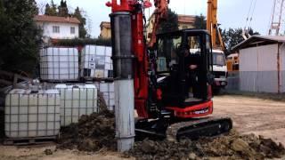 Mini piling rig Tescar CF2