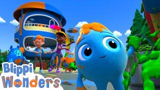 Blippi Builds The Curiosity Crew | Blippi Wonders | Moonbug Kids - Our Green Earth