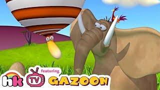 Gazoon | Elephant vs Snake | Funny Animal Cartoons For Kids by HooplaKidz TV