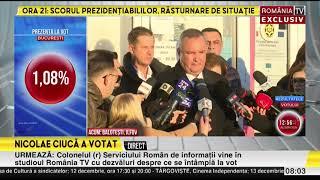 Nicolae Ciucă, la vot alături de soție