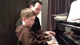 Daniel Alter (age 5) plays Scott Joplin's "Entertainer"