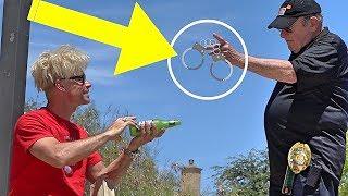 ANGRY SECURITY GUARD BUSTS ME!!! (Best POLICE PRANKS!) - Magic Trolling 2019