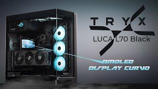 DISPLAY CURVO CON EFFETTO ANAMORFO 3D ~ TRYX Panorama 360 & Luca L70 ~  PC Build ~ AMD 7-7800X3D