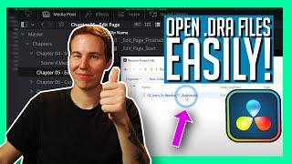 How to Open a .DRA Archive in DaVinci Resolve - Resolve Basics and Troubleshooting