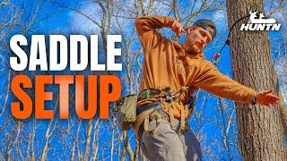 IN-DEPTH HUNTING SADDLE SETUP! - TETHRD AND BUZZARD ROOST PRODUCTS REVIEW!