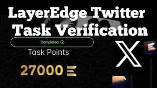 LAYEREDGE AIRDROP UPDATE: How To Complete Layeredge Twitter Verification #layeredge #airdrop