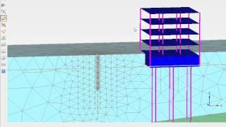Plaxis Tutorial - Dynamic analysis of pile driving close to an existing building