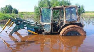 Тракторы на Бездорожье ЖЕСТЬ! Прут по грязи и снегу Трактористы профессионалы Tractors offroad NEW!