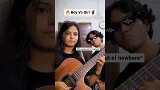 Boy Vs Girl  Guitar Battle! #boyvsgirl #bhoolbhulaiyaa2 #guitar #siblings #fingerstyle #bollywood