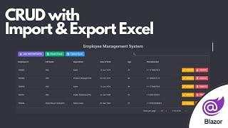 [Beginner Friendly] Blazor CRUD with Import & Export Excel  Part 1