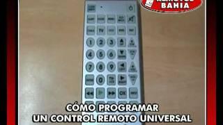 CÓMO PROGRAMAR UN CONTROL REMOTO UNIVERSAL JUMBO SENTRY RMC10 REMOTOS BAHIA