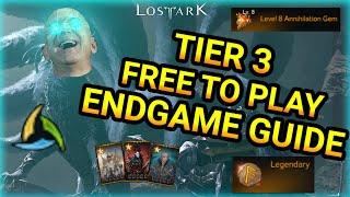 LOST ARK TIER 3 FREE TO PLAY Endgame Guide - Tripods, Gems, Runes, Cards and Engravings