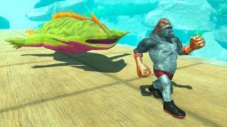 Escape from Diplocaulus - Animal Revolt Battle Simulator