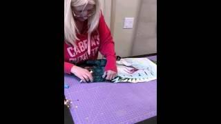 Quilting Tutorial - How to assemble the leaves of the Quiltworx Fire Island Hosta