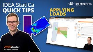 IDEA StatiCa Quick Tip - Applying Loads!