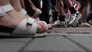 Free stock footage   Shoes Walking Feet Legs Many Crowd People City   YouTube