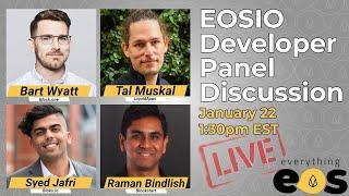 Developer Panel Discussion featuring Bart Wyatt, Tal Muskal, Syed Jafri, and Raman Bindlish