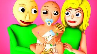 Baldi’s Baby – Baldic (Baldi's Basics Son Girlfriend Baldina 3D Animation)