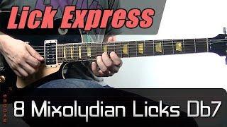 8 Mixolydian Licks in Db7