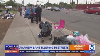 Anaheim set to ban sleeping on streets