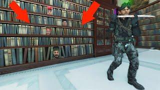 the BEST "BOOKSHELF" GLITCH SPOT in COLD WAR!!! HIDE N SEEK ON COLD WAR