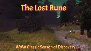 The Lost Rune/Forsaken Warlock Rune Of Haunt--WoW Classic Season of Discovery