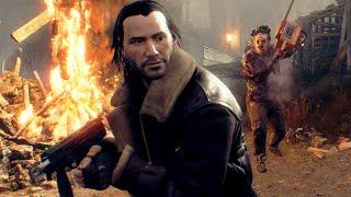 Resident Evil 4 Remake Keanu Reeves vs Leatherface | John Wick Re4 Remake Mod