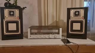 Vintage MEGA BASS  BASS BOOSTED Marantz MR215L Receiver (1978-80) + Sony APM-550 MK II (120W)