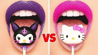 MAGICAL Hello Kitty vs Kuromi Makeover  Extreme MERMAID Transformation