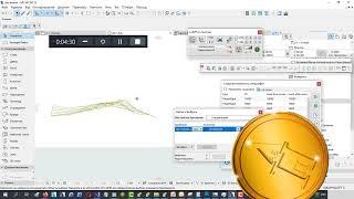 Polyline projection on 3d level lines in ARCHICAD using LABPP_GenPlan