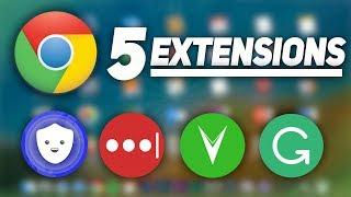 Top 5 Productivity Chrome Extensions (2017)