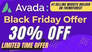 This $45 Wordpress Website Builder has 8,50,263 sales (Avada Black Friday Sale 2022)