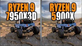 Ryzen 9 7950X3D vs 5900X Benchmarks - Tested 15 Games and Applications