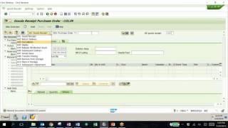 SAP Purchase Order Process