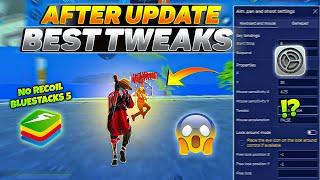 Best No Recoil Headshot Tweaks for Free Fire on Bluestack 5 Emulator After OB46 Update