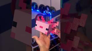 Ajolote de Minecraft de Cartón ️ #minecraft #diy #art #videojuegos #manualidades #carton #cardboard