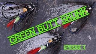 How to tie Green Butt Skunk Steelhead Fly - Episode 4 Piscator Flies