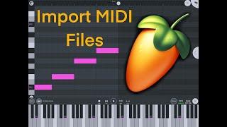 How To Import And Use MIDI File In FL Studio Mobile