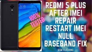 Redmi 5 Plus (Vince) IMEI Repair and Permanent Restart Fix Firmware 2022