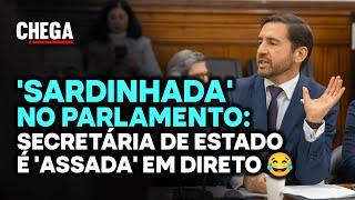  QUE GRANDE 'SARDINHADA': Secretária de Estado das Pescas é 'ASSADA' no Parlamento!  