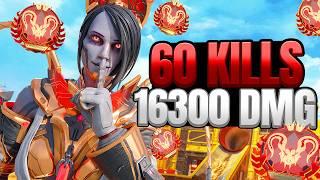 Catalyst 60 Kills and 16,300 Damage Gameplay Wins - Apex Legends (No Commentary)