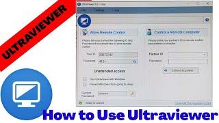 Ultraviewer best free remote tool.