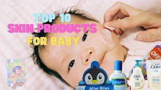 TOP 10 SKIN PRODUCTS FOR BABY recommended by Pediatrician| Dr. Pedia Mom