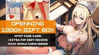 Opening 1000 Gift Box with Myst Case Card - Ragnarok Pre-Renewal