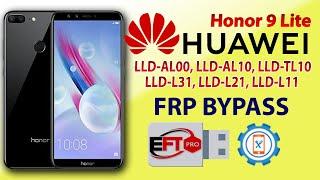 Huawei Honor 9 Lite FRP Bypass 2021 | Honor 9 Lite (LLD-L21) Google Account Unlock By EFT Pro